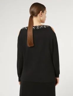 Maglia in viscosa ricamata*Marina Rinaldi Hot
