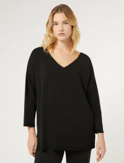 Maglia in viscosa stretch crêpe*Marina Rinaldi Sale