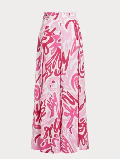 Pantaloni ampi in popeline stampato*Marina Rinaldi Fashion