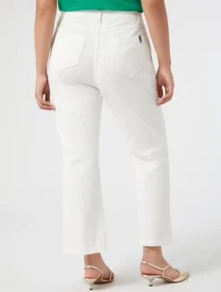 Pantaloni flare in bull di cotone*Marina Rinaldi Outlet