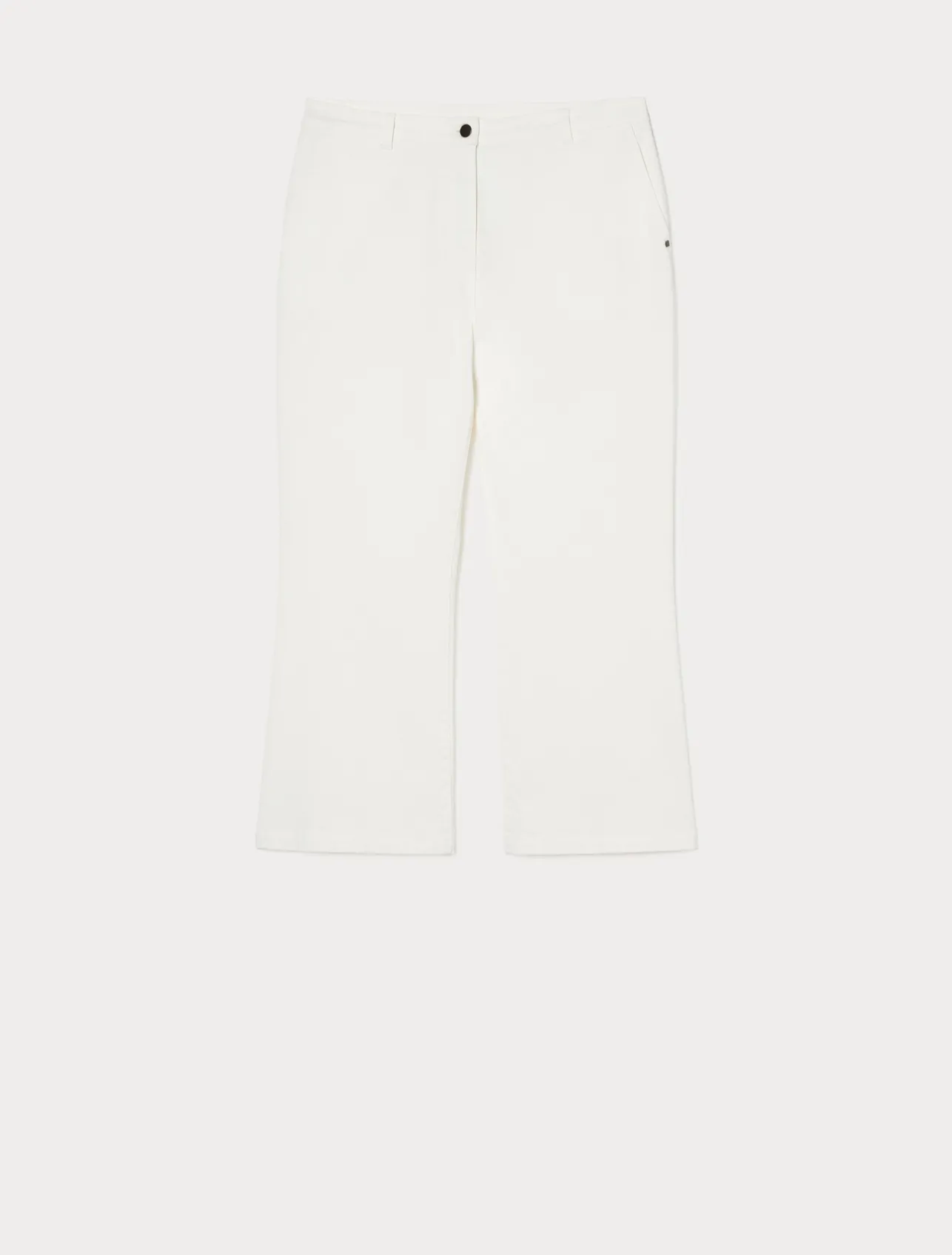 Pantaloni flare in bull di cotone*Marina Rinaldi Outlet