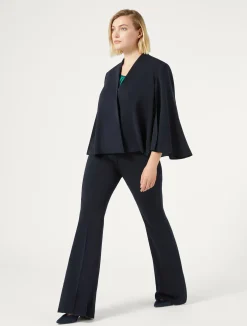Pantaloni flare in cady*Marina Rinaldi Online