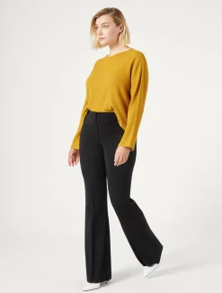 Pantaloni flare in cady*Marina Rinaldi Discount