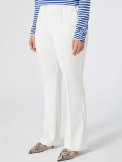 Pantaloni flare in cotone stretch*Marina Rinaldi Outlet