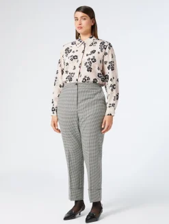 Pantaloni in batavia di lana stretch*Marina Rinaldi Sale