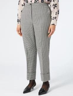Pantaloni in batavia di lana stretch*Marina Rinaldi Sale