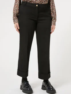 Pantaloni in bull di cotone stretch*Marina Rinaldi New