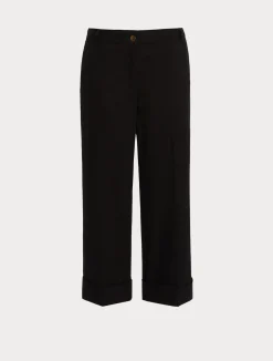 Pantaloni in bull di cotone stretch*Marina Rinaldi New