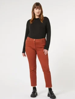 Pantaloni in bull di cotone stretch*Marina Rinaldi Hot