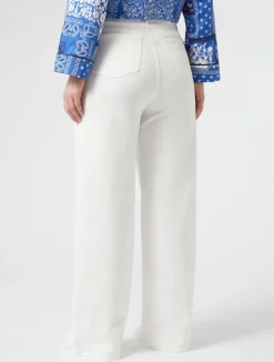 Pantaloni in bull di cotone*Marina Rinaldi Outlet