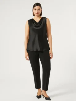 Pantaloni in cady triacetato*Marina Rinaldi New