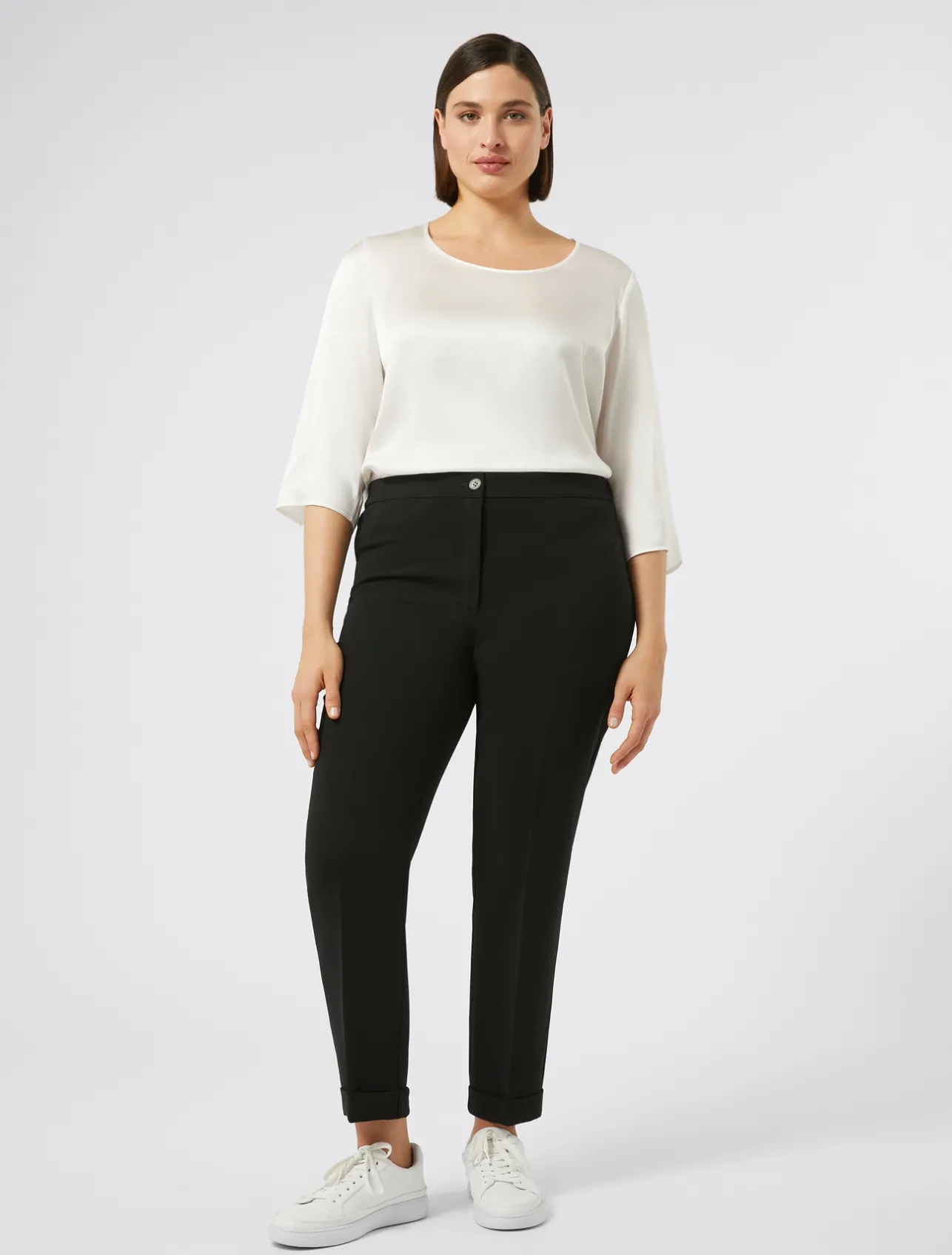 Pantaloni in cady triacetato*Marina Rinaldi Sale