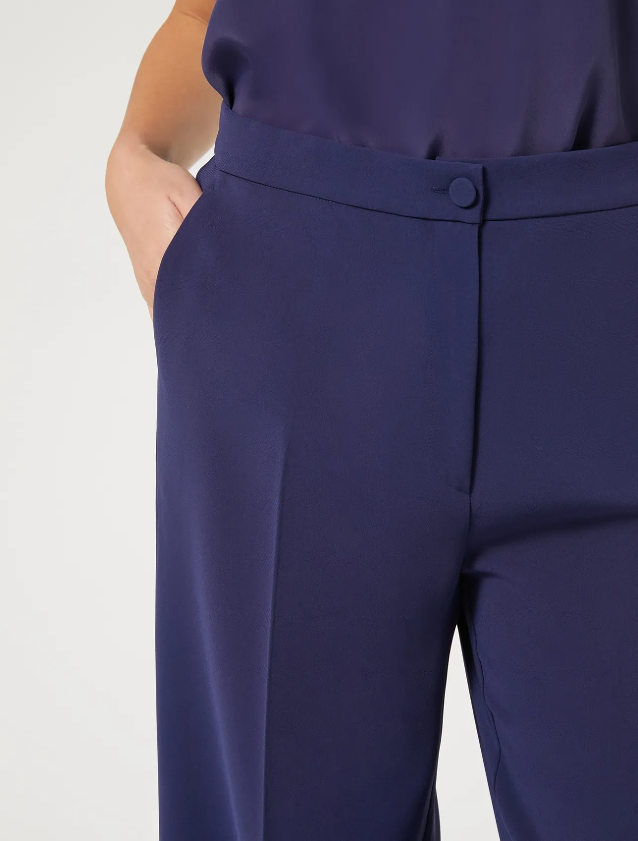 Pantaloni in cady triacetato*Marina Rinaldi Outlet