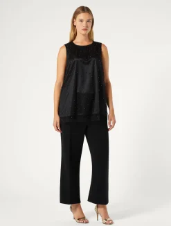 Pantaloni in cady triacetato*Marina Rinaldi Outlet