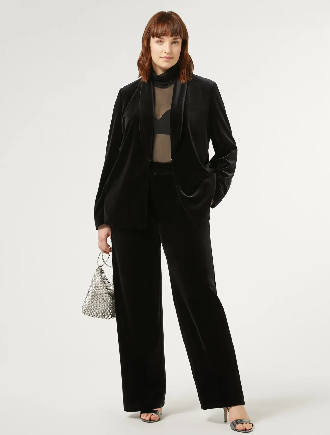 Pantaloni in ciniglia stretch*Marina Rinaldi Outlet