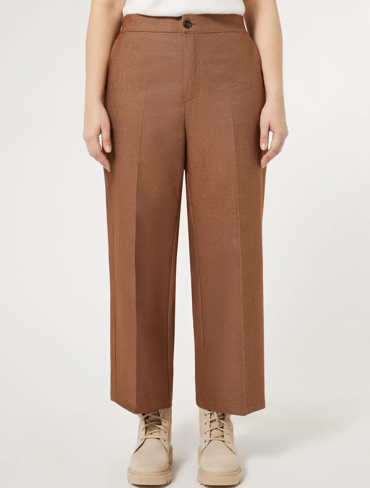 Pantaloni in cotone effetto denim*Marina Rinaldi Clearance