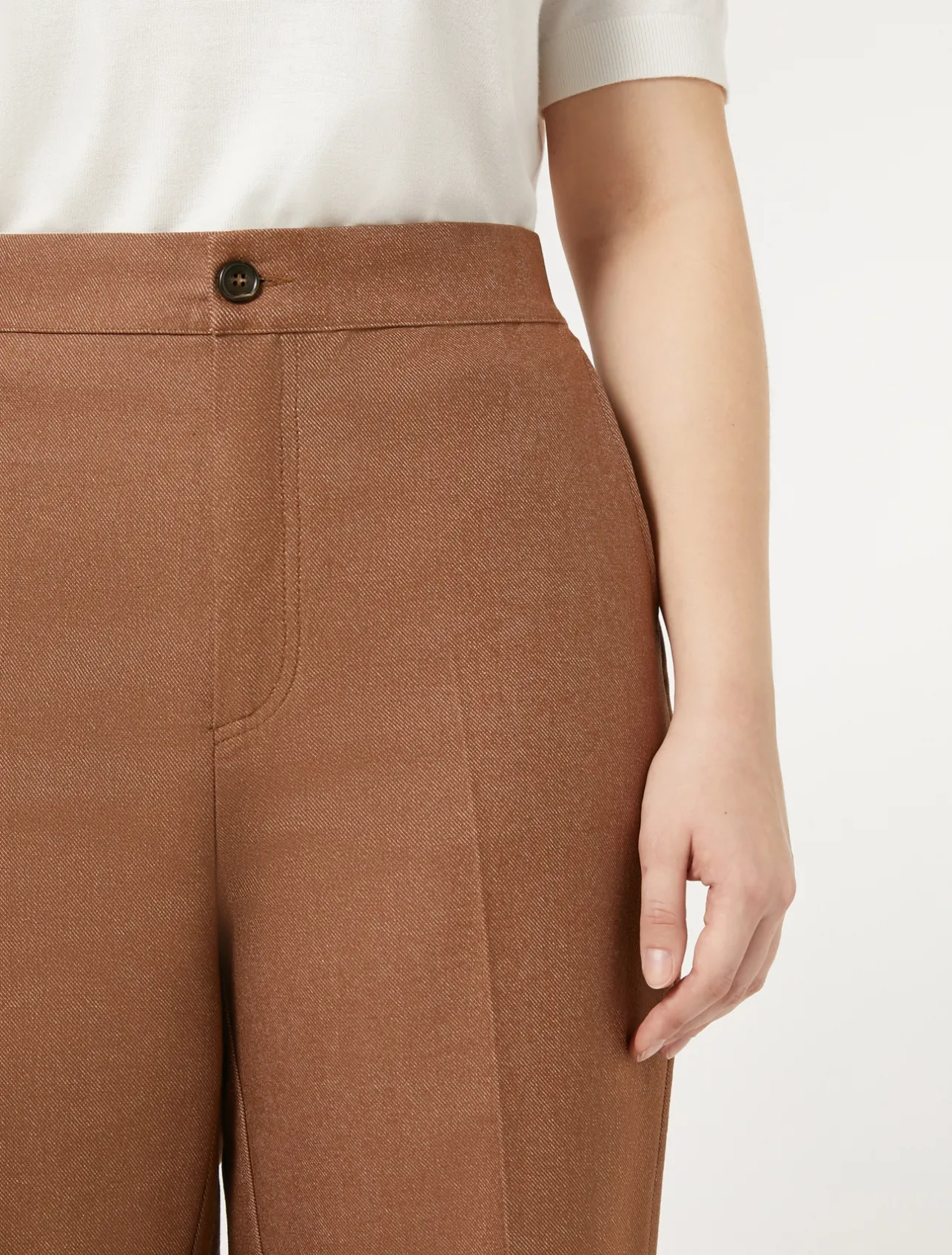 Pantaloni in cotone effetto denim*Marina Rinaldi Clearance