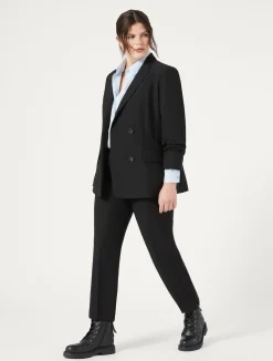 Pantaloni in crêpe di envers satin*Marina Rinaldi New