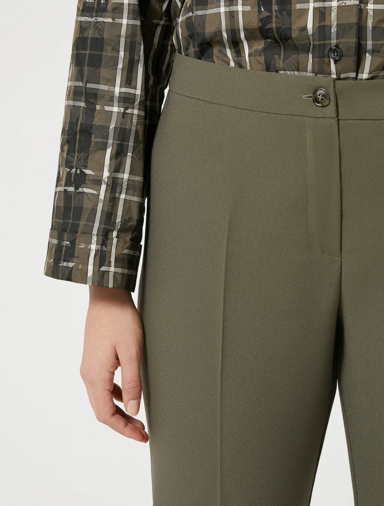 Pantaloni in crêpe di envers satin*Marina Rinaldi Outlet