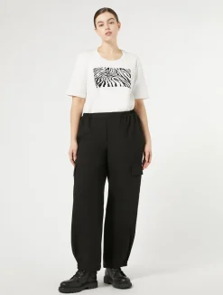 Pantaloni in crêpe di envers satin*Marina Rinaldi Outlet