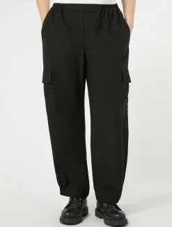 Pantaloni in crêpe di envers satin*Marina Rinaldi Outlet