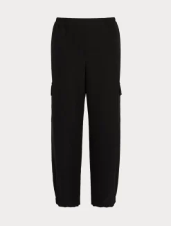 Pantaloni in crêpe di envers satin*Marina Rinaldi Outlet