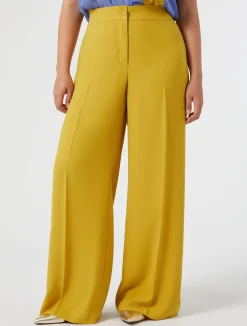 Pantaloni in crêpe envers satin*Marina Rinaldi Best