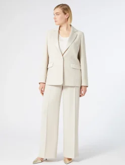 Pantaloni in crêpe envers satin*Marina Rinaldi New