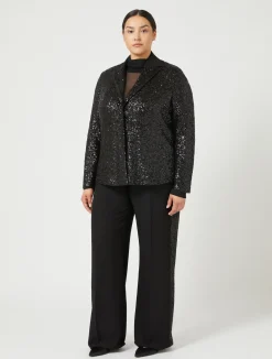 Pantaloni in crêpe envers satin*Marina Rinaldi Online