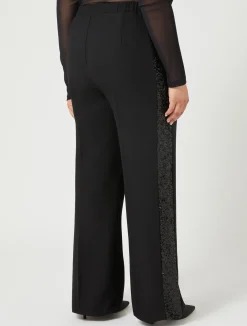 Pantaloni in crêpe envers satin*Marina Rinaldi Online