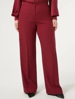 Pantaloni in crêpe envers satin*Marina Rinaldi Outlet