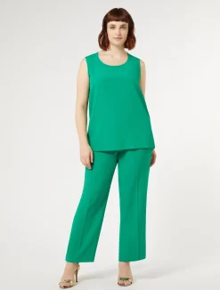 Pantaloni in crêpe envers satin*Marina Rinaldi Outlet