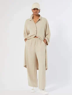 Pantaloni in crêpe envers satin*Marina Rinaldi Discount