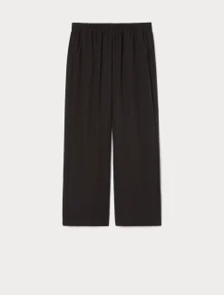 Pantaloni in crêpe envers satin*Marina Rinaldi New