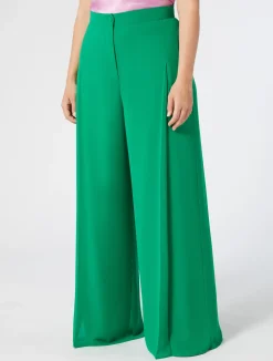 Pantaloni in crêpe georgette*Marina Rinaldi New