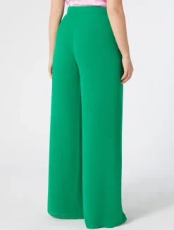 Pantaloni in crêpe georgette*Marina Rinaldi New
