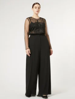 Pantaloni in crêpe georgette*Marina Rinaldi Outlet