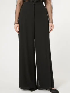 Pantaloni in crêpe georgette*Marina Rinaldi Outlet