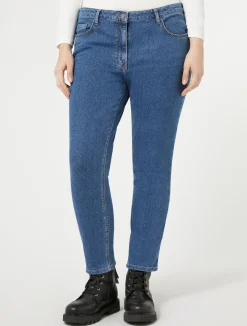 Pantaloni in denim di cotone*Marina Rinaldi Best