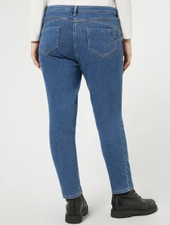 Pantaloni in denim di cotone*Marina Rinaldi Best