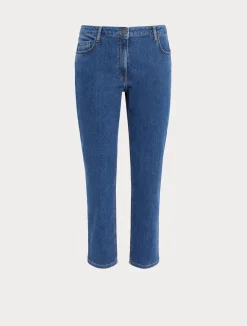 Pantaloni in denim di cotone*Marina Rinaldi Best