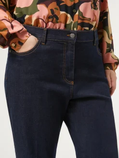 Pantaloni in denim di cotone*Marina Rinaldi Online