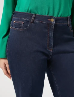 Pantaloni in denim di cotone stretch*Marina Rinaldi Best