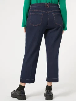 Pantaloni in denim di cotone stretch*Marina Rinaldi Best