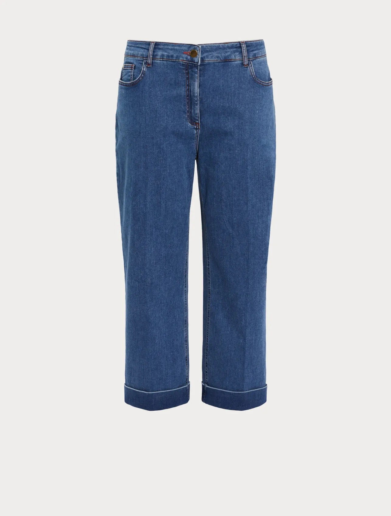 Pantaloni in denim di cotone stretch*Marina Rinaldi Discount