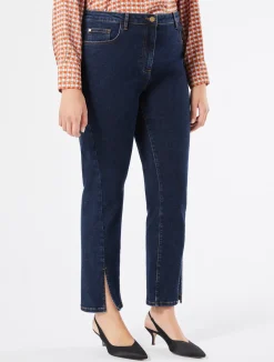 Pantaloni in denim di cotone stretch*Marina Rinaldi Fashion