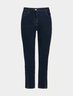 Pantaloni in denim di cotone stretch*Marina Rinaldi Fashion
