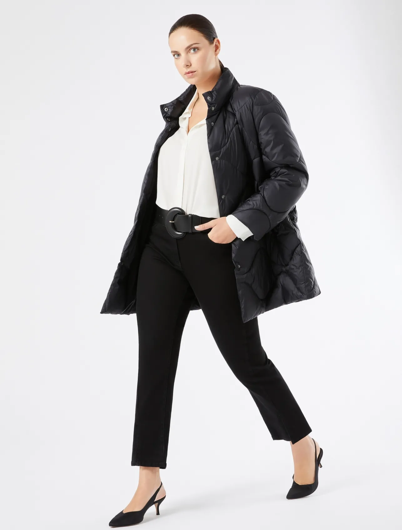 Pantaloni in denim di cotone stretch*Marina Rinaldi New