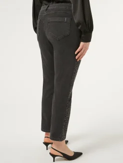 Pantaloni in denim di cotone*Marina Rinaldi Discount