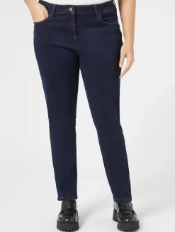 Pantaloni in denim di cotone stretch*Marina Rinaldi Hot